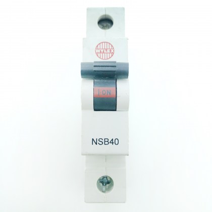 Wylex NSB40 Red Clip B40 40A 40 Amp MCB Circuit Breaker Type B